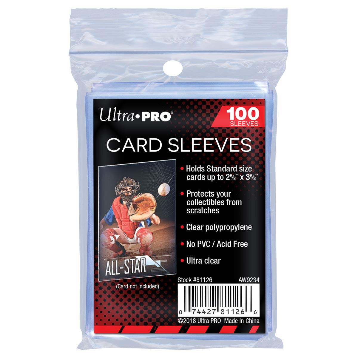 Ultra Pro Penny Sleeves: 2.5" x 3.5" Soft Trading Card 100ct