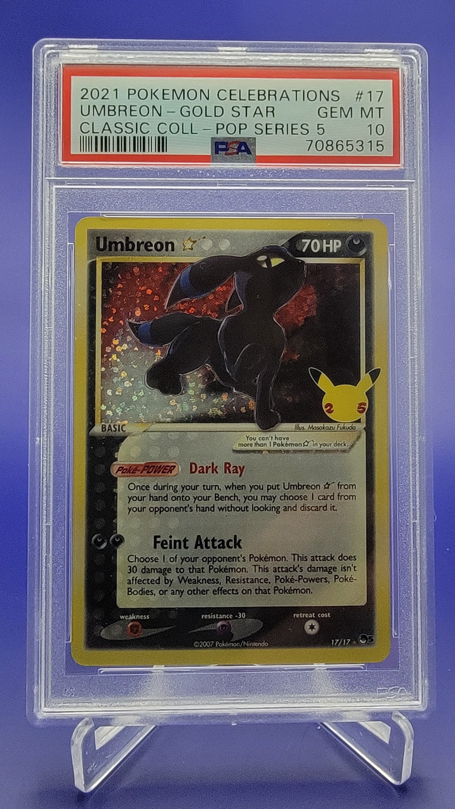 Pokémon Celebrations Umbreon(Classic)