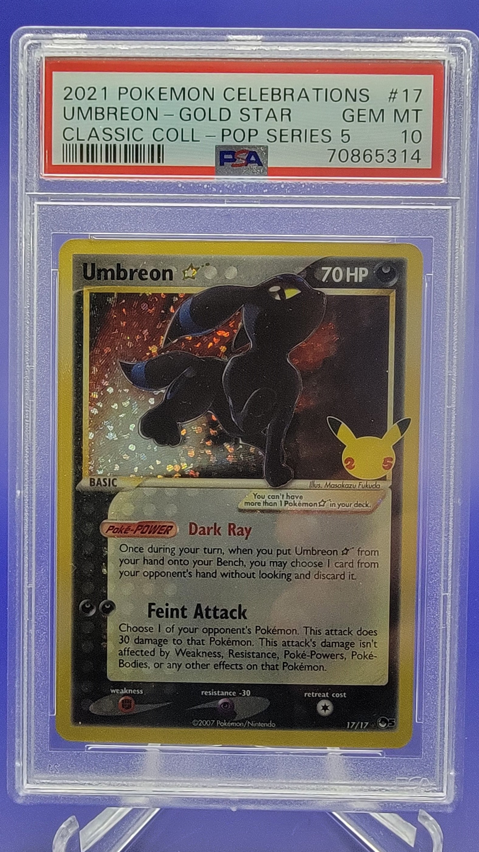 Pokémon Celebrations Umbreon(Classic)